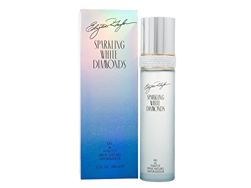 Дамски парфюм Elizabeth Taylor, Искрящи бели диаманти, EDT Тоалетна вода Спрей, 3,3 Течни унции