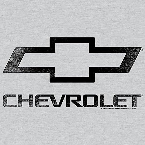 Тениска Luv Мъжка Тениска Chevrolet Tank Shirt - Выцветшая Тениска на Chevy С Папийонка и Графичен Дизайн