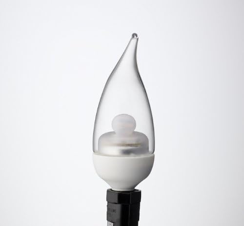 GE Lighting 64046 Энергосберегающая Интелигентна led крушка с мощност 2,2 W (подмяна на 15 Вата), на 90 Лумена с извити връхчета и цокъл
