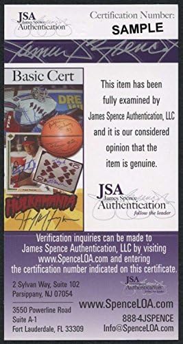 Джърси Джо Уолкът Сертификат за JSA С Саморъчен Подпис 3x5 Автограф на Главната карта