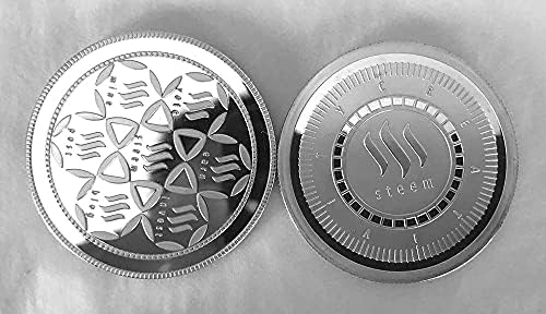 Виртуална валута Cryptocurrency | Посребрени Монети Challenge Art | Биткойн Възпоменателна Монета с Колекционерска стойност Занаяти