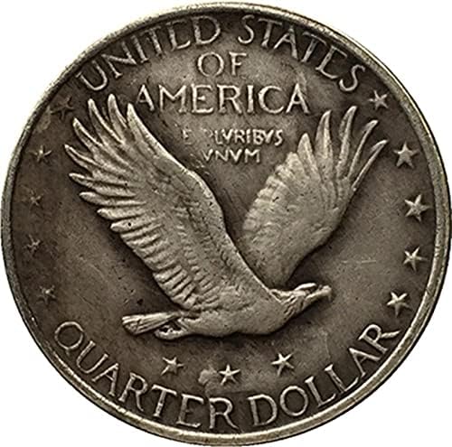 Възпоменателна Монета Криптовалюта Любима Монета от 1930 г., Американски Орел Свобода сребърно покритие Масивна Монета Копие