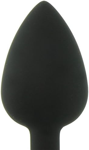 Doc Johnson Плячка Bling - Силиконов Анален накрайник във формата на Лопата с Украсена със скъпоценни камъни основание - 3 см и Дължина