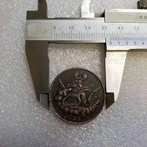 Старинни занаяти 1755 година Руската Възпоменателна монета в купюри от 1 стотинка 1500