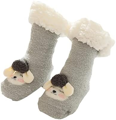 Бебешки Дълги Чорапи-тръбички от Вълна от овце, Детски Чорапи На Пода, Сгъстено Детски Чорапи, Зимни Нови Дълги Чорапи за Малки