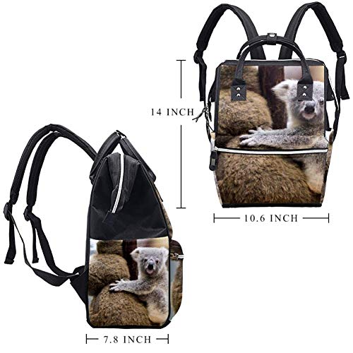 Раница-Чанта за Памперси LORVIES Australian Animal Коала, Многофункционална Чанта За Пътуване с Голям Капацитет