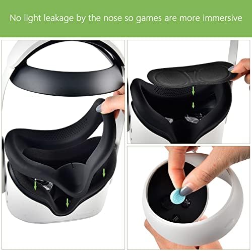 Калъф е Съвместим с Bakugan Baku Gear Pack + Комплект 6 в 1 е Съвместим с аксесоари Oculus Quest 2 Case