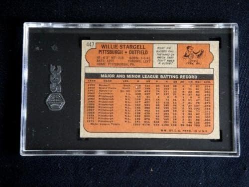 Бейзболна картичка от Уили Stargell 1972 Topps 447 Sgc 5 Различни бейзболни картички с надпис Hof Pirates - Slabbed