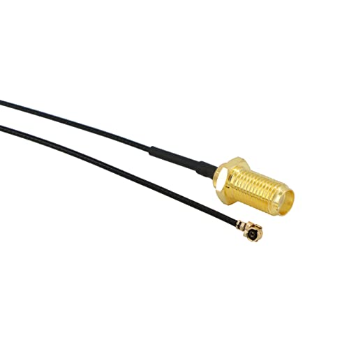 Dongminglink 2 Комплекта удлинительного кабел IPX-SMA, разъемная преграда SMA до Сащ, FL/IPX кабел 1.13 Кабел за WiFi-рутер (дължина