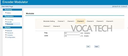 Модулатор Voca Tech 4 HDMI MPEG2 за ATSC, DVB-C, ISDB-T DVB-T Encoder