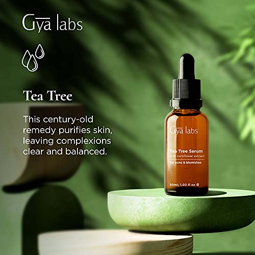 Серум с чайным дърво за лице и Ниацинамидом за набиране на Серум за лице - 2x1 течни унции - Gya Labs