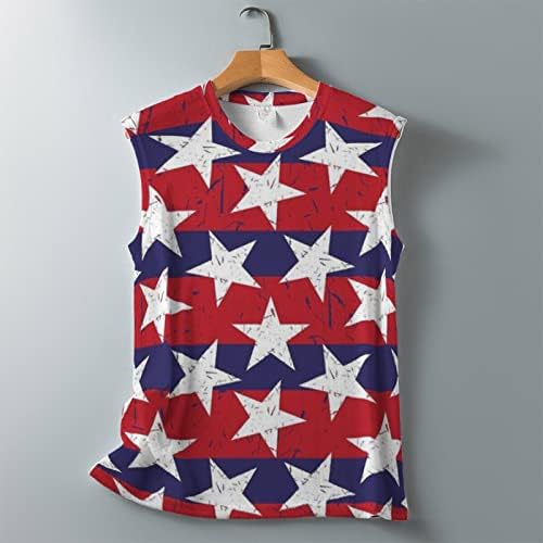 Майк за Жени, Женски Американски Флаг, на 4 юли, Върховете на Бретелях, Лятна Плажна Риза, Сладък Графики Тениски, Ежедневни Блуза Без