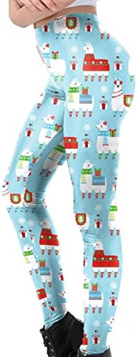 Amikadom/ Цветни Чорапогащи За Юноши и девойки, на път за Практикуване на Йога, Коледни Топли Панталони с висока Талия