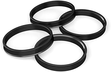 Пръстени StanceMagic Hubcentric (комплект от 4) - в Диаметър от 60,1 мм до 74,1 mm - Черен пръстен от поликарбонового пластмаса - Съвместима