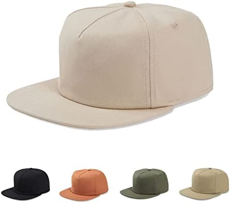 KDWAVE Шапки с Плосък Козирка за Мъже И Жени, Е бейзболна шапка UPF 50 +, Регулируема Защита От Слънцето, Модни Обикновена