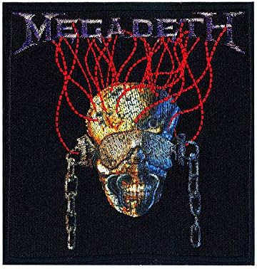 Нашивка с Череп C&D Мечтател Megadeth Wires, Боядисана