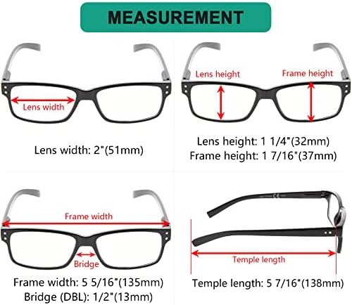 Eyekepper Спестете 10% на 5 опаковки пури в ограничени бройки очила за четене за мъже и 3 опаковки ридеров в полукръгла рамки
