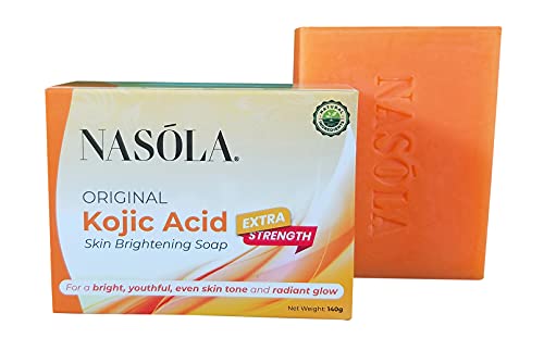 Сапун с койевой киселина Nasola за избелване на кожата, за премахване на тъмните петна от акне на лицето и тялото, мишниците и подмишниците