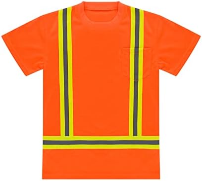 LOVPOSNTY Светоотражающая Защитно Риза с Висока Видимост 0,5 Със Светлоотразителни Ивици Защитно Риза за Деца