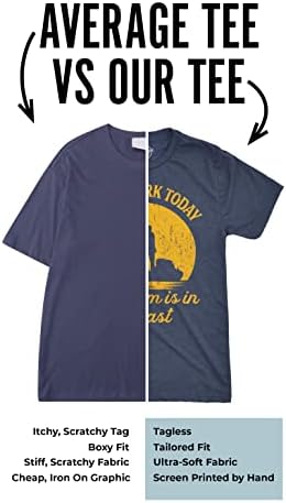 Мъжки t-shirt Here for The Food със Забавна Акула, Новост, Страхотна Бяла Тениска с изображение