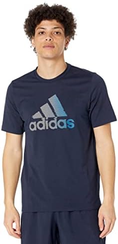 мъжка тениска с логото на адидас в 2 движение
