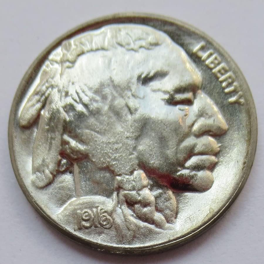 Възпоменателна монета през 1916 година в Бъфало, 5 Цента, Чуждестранна Копие на Възпоменателни монети