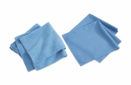 Кърпа за почистване на Medline MDT217647 Micromax от микрофибър, 12 x 12, Синьо (опаковки по 250 бройки)