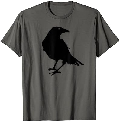 Красива тениска със силует Черни Гарвани Raven Bird