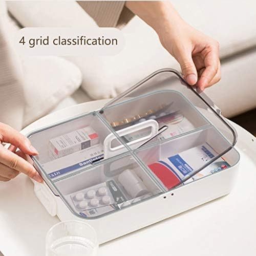 Комплект за Tgoon, Кутия за съхранение на Прозрачни голям Капацитет за Спешна медицина за дома