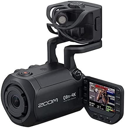 Zoom Q8n - удобен 4k видео, видео 4k UHD, стереомикрофоны Плюс Два XLR входа и професионален поле записващо устройство ZOOM F3, 32-битова