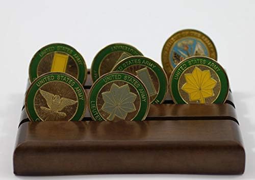 Поставка За монети DECOMIL Military Challenge - Ядки Дърво, 4 Броя, Малка