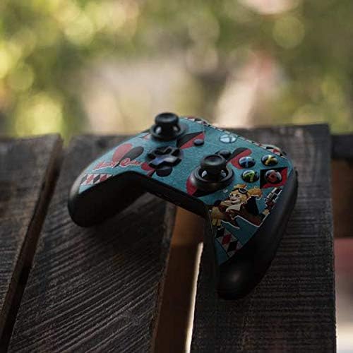 Игри кожата Skinit Decal, съвместим с контролера на Xbox One S, - официално лицензиран дизайн Warner Bros Харли Куин