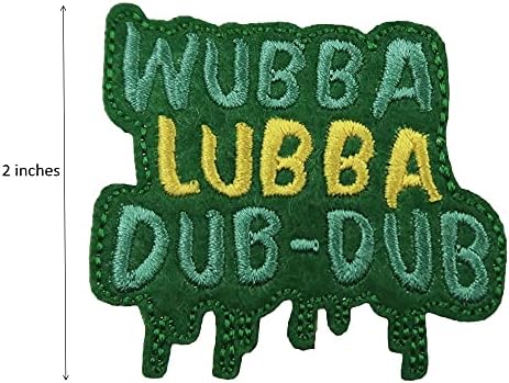 ReelFun Wubba Lubba Dub-Дъб-Мем, Бродирана На Желязо Заплатке