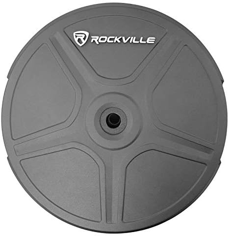 Rockville RockGhost Активен 8-инчов скрит Автомобилен субуфер за пълен размер резервна гума 15/16/17