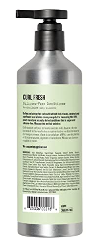 Care AG Curl Свеж Овлажняващ шампоан с аминокиселини грах и ориз - Curl Shampoo за почистване на кожата на главата и задържане