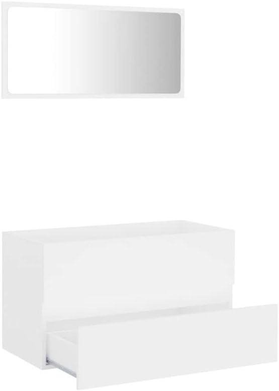 ZHYH 35,4 X 15,2 X 17,7 Шкаф за баня, комплект за баня, Шкаф с чекмеджета Черно-бели мебели за баня (Цвят: OneColor)