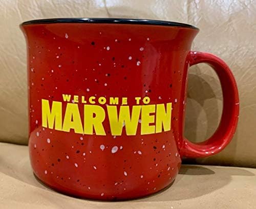 Добре дошли В кафеена чаша MARWEN Оригинален рядко промо-продукт, новост Стив Carrell 2018