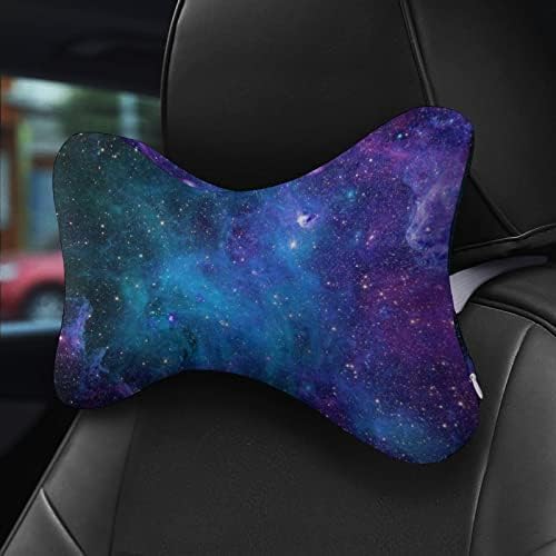 Автомобилната въздушна Възглавница за шията Space Galaxy, Комплект от 2 Възглавници за главата с останалите автомобилни Седалки, Възглавници