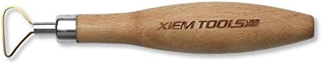 Xiem Tools САЩ Инструменти за рязане на керамични изделия с титанов щанга с наплавлением (Средно каплевидность)