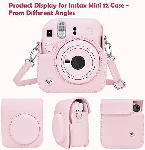 Калъф за фотоапарат MUZIRI KINOKOO за фотоапарат миг печат Fuji Instax Mini 12, за фотоапарат Polaroid Mini 12 - Защитна