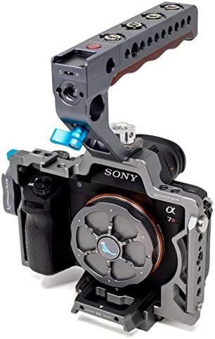 KONDOR BLUE Капак на корпуса Sony E-Mount от метален космически сив алуминиева сплав Стандартна капачка на порта за филм,