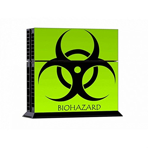 Набор от Винил стенни конзоли/ контролер ModFreakz® - Зелен Етикет Биологична опасност за PS4 Original
