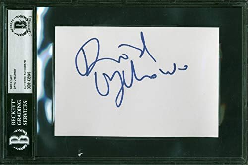 Дейвид Ойелоуо Селма Истинска Картичка с Автограф с размери 4x6 и Надпис BAS Slabbed