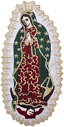 Милейди Квадалупская, Дева Мария, Нашивка на дрехи Духовници за Кръщението (Сребърно испански думата 7 x5)
