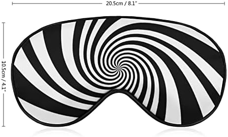 Кошмарен Спирала с Радиален покритие от Мека Маска за очи Ефективно Засенчване Превръзки на очите си Удобна Маска за Сън с Еластична Регулируема