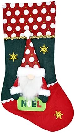 Коледна украса, Подаръци от Бонбони, Чорапи, Персонални Чорапи за Камината, 3D Плюшена Коледна Украса за Дома и партита, Аксесоари