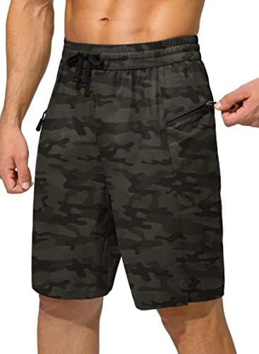 Мъжки Бански, бързо съхнещи Плажни къси панталони с джобове с цип, Плажни Шорти, Бански Костюми за Мъже - Без Вкара подплата