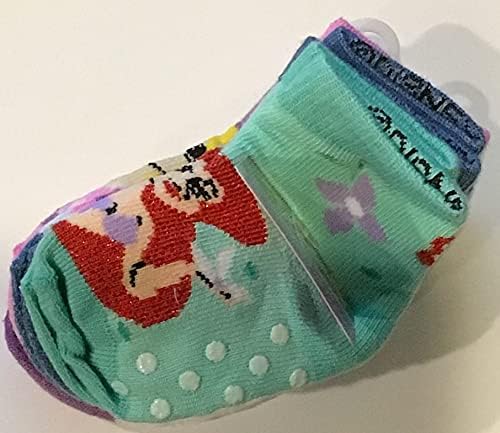Чорапи за момичета Disney, 6 двойки, 18-24 месеца, Цветни