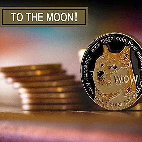 Творчески Възпоменателни Монети за Кучета Възпоменателни Монети, Позлатени Предмети с Колекционерска стойност Огромни Физически Подаръци