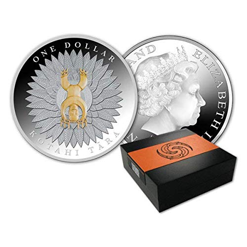 Монета на 2014 г. в нова зеландия сребърен долар - Изкуство на маорите - Папатуануку и Рангинуи, 1 долар, не Обращающийся Резервната